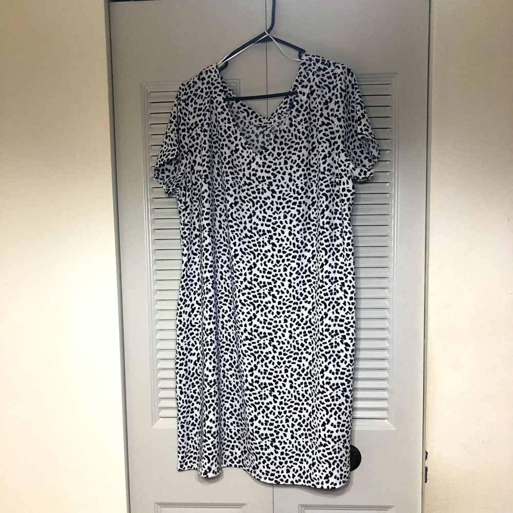 Animal print size XL dress